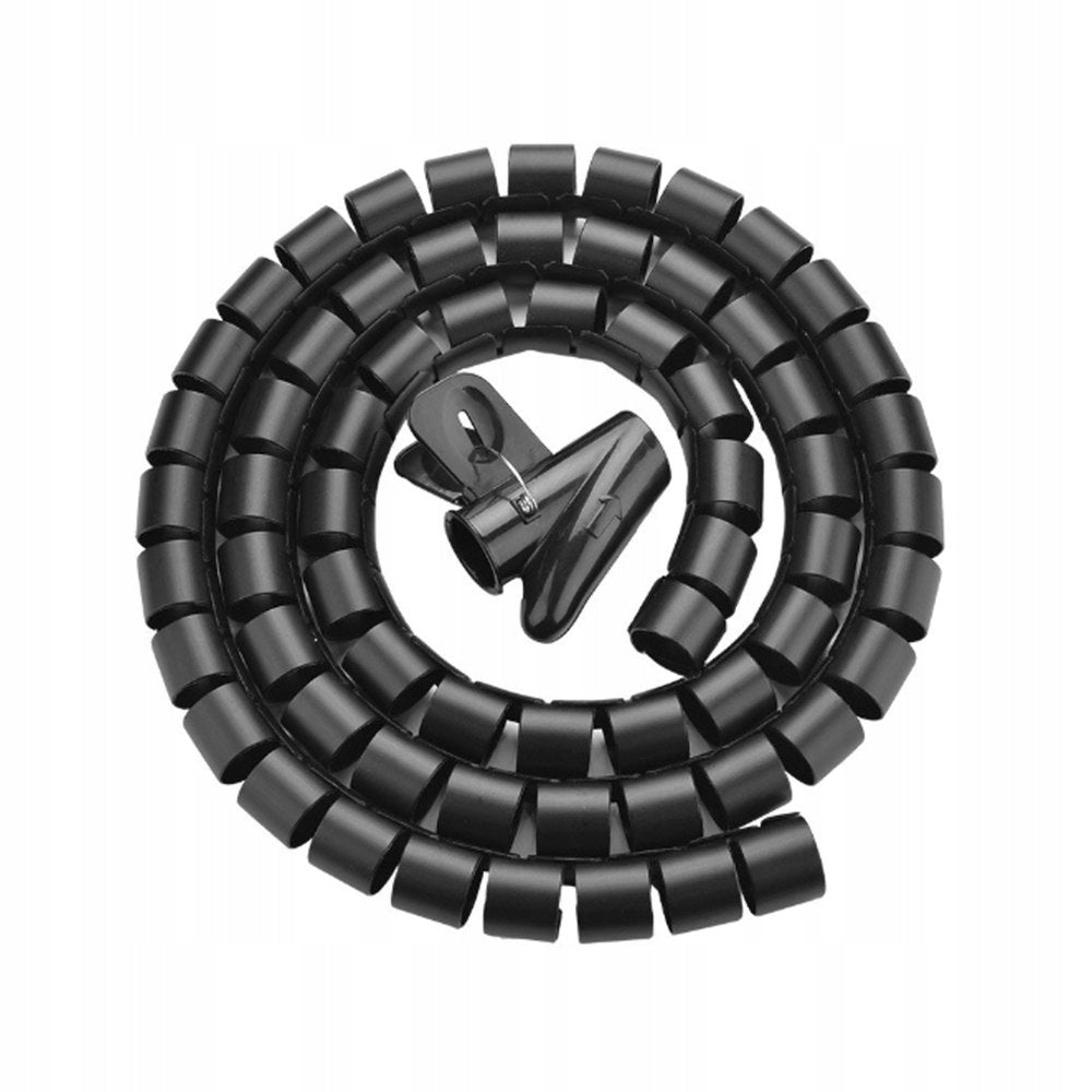 Unitek spiral cable organizer, 50 meters, 22 mm in diameter, black Packaging status original