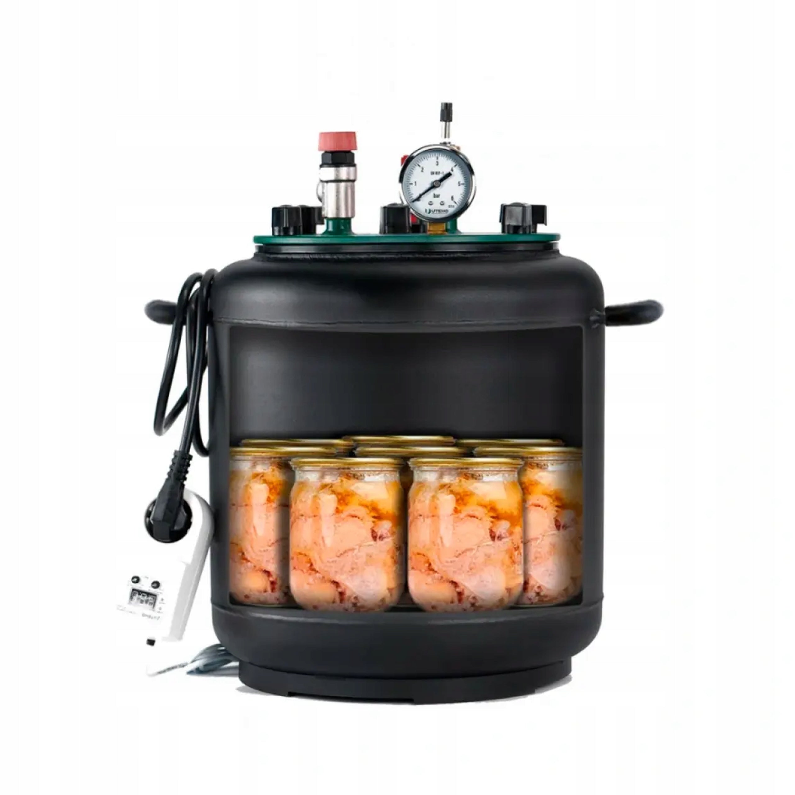 Universal 15L Electric Autoclave for Canning Black Steel