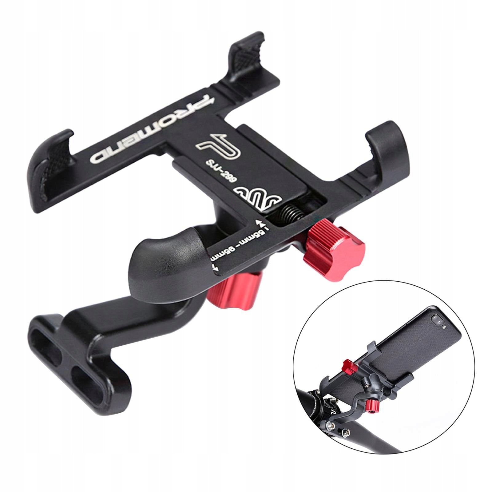 Universal Aluminum Alloy Handlebar Phone Holder Mount Non Black Handlebar Model MTB Mountain Road Bike Rowerowy klips do stojaka