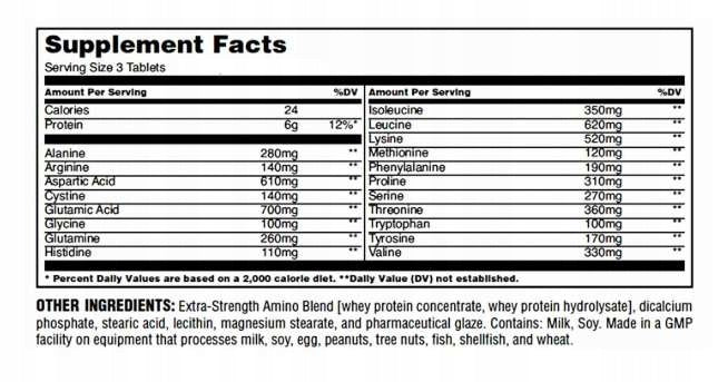 Universal Amino 2700 700tab Amino Acids EAA BCAA Endo Exogenous Manufacturer code 39442027023