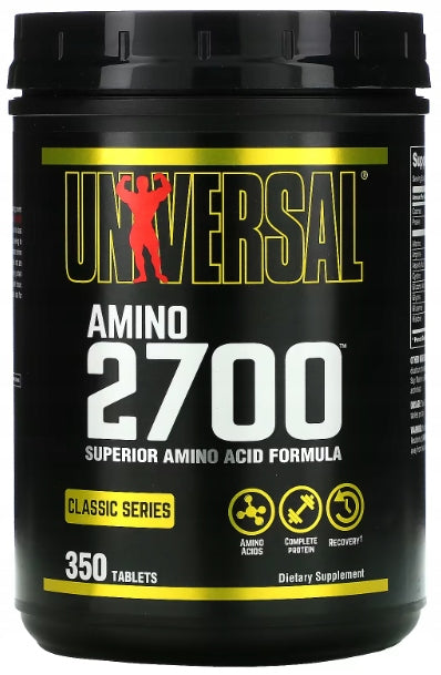 Universal Amino 2700 Amino Acids EAA BCAA Hydrolysate WPH 350tab