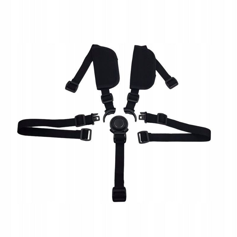 Universal Belts Harness for Stroller Chairs 5-Point Safe Black Manufacturer code BAS-NEXT-unisex