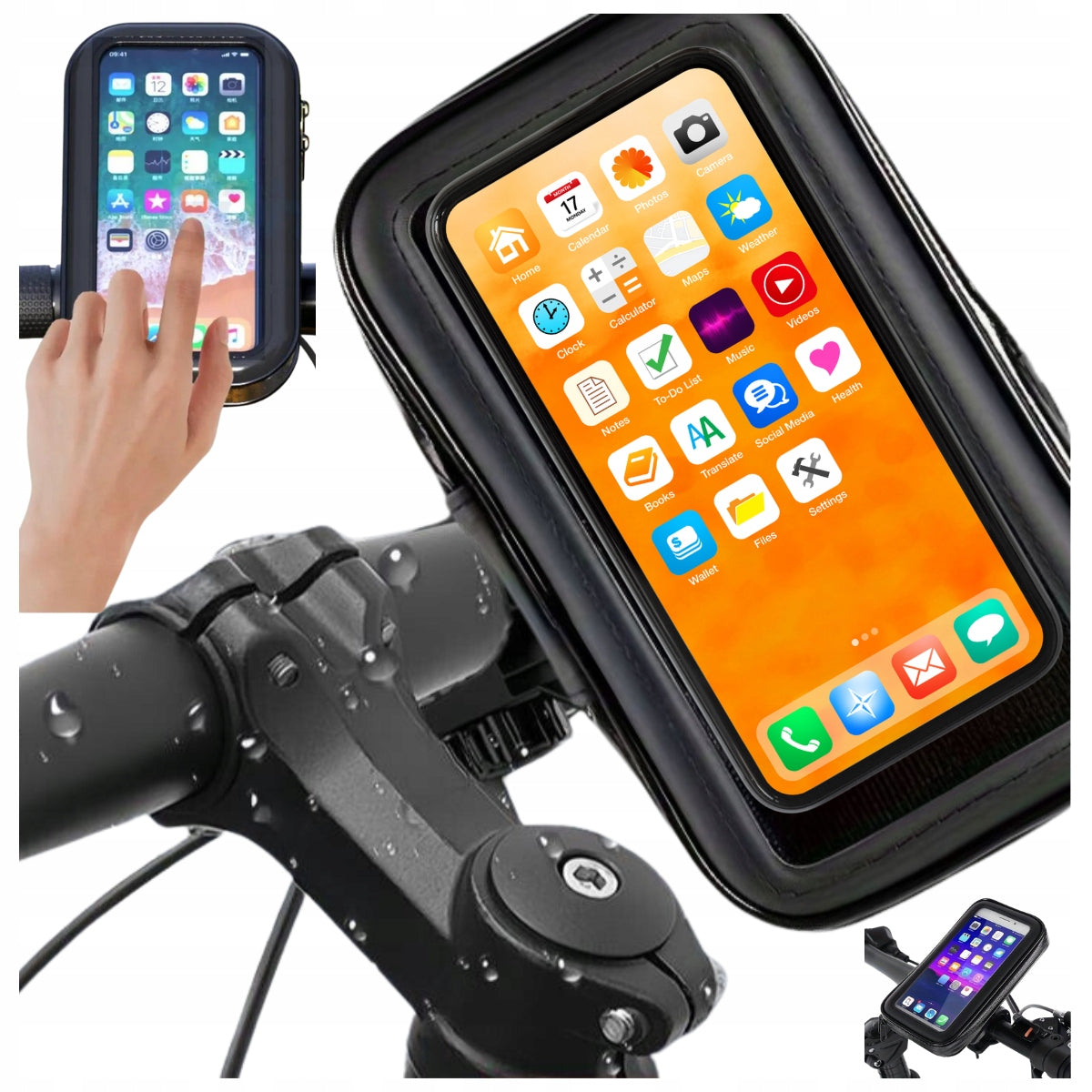 Universal Bicycle Holder for Phone, Motorcycle and Scooter, Waterproof
