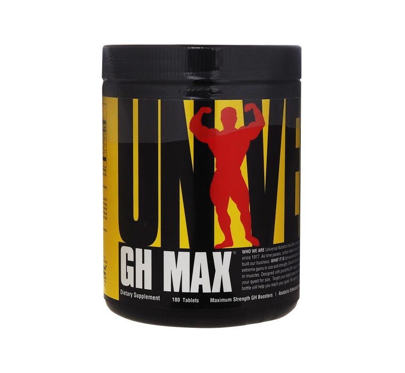 Universal GH MAX GROWTH HORMONE ANABOLIC HGH STRENGTH MUSCLE MASS 180tab Brand Universal Nutrition