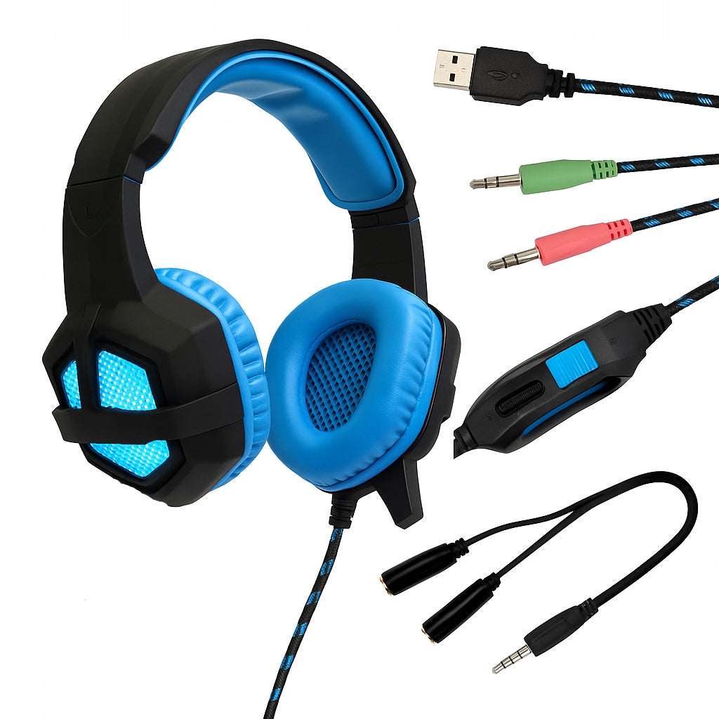 Universal Gaming On-Ear Headphones for Players with Flash Microphone ART