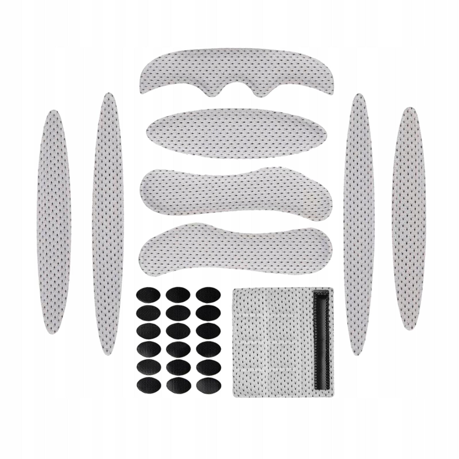 Universal Helmet Padding Foam Kit, Pads Replacement, Bicycle Grey7 Packaging status original
