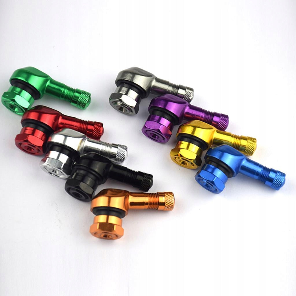 Universal Motorcycle CNC Wheel Tire Valves Stem Tire Degree Black Model Trzpienie zaworów kół z felgami do motocykla