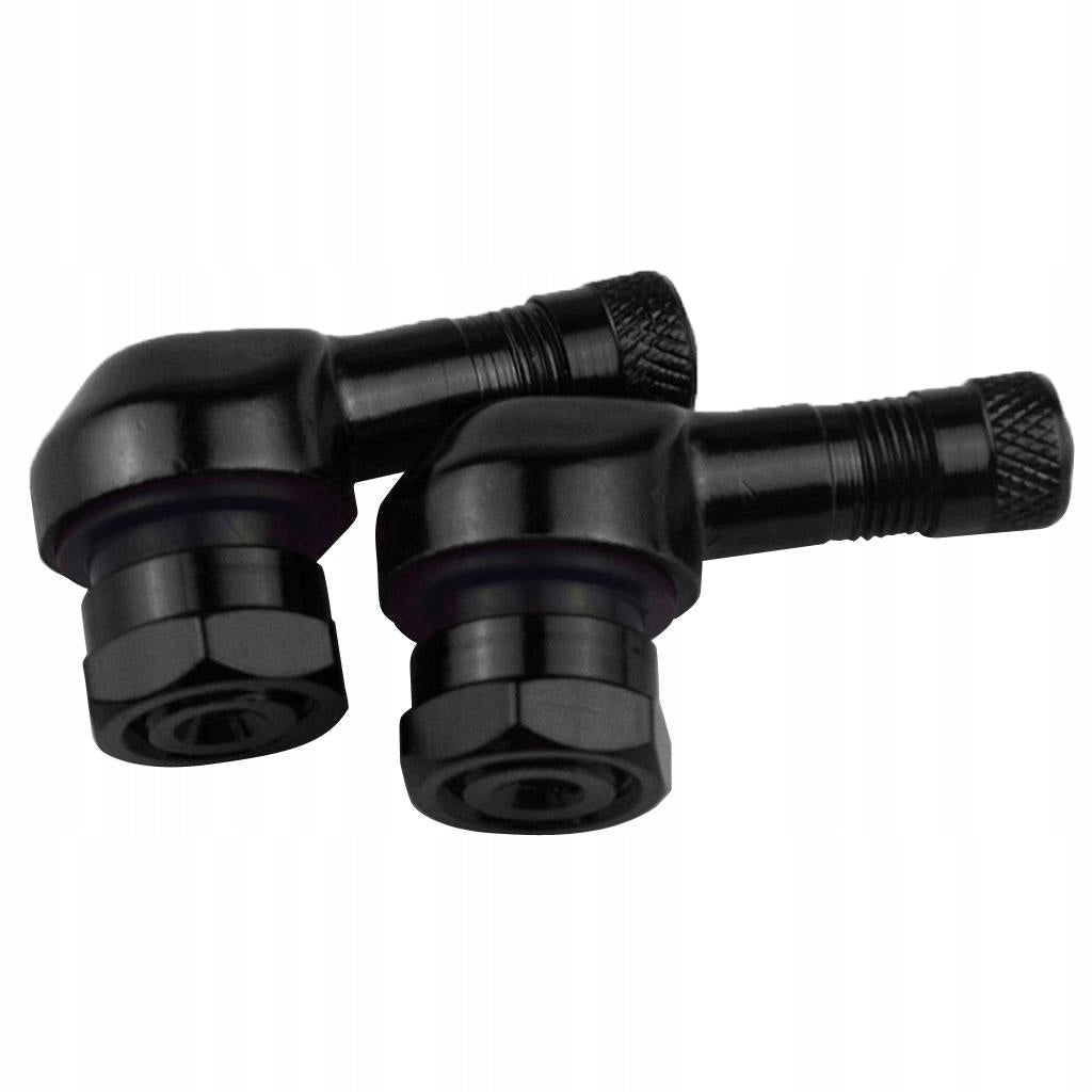 Universal Motorcycle CNC Wheel Tire Valves Stem Tire Degree Black