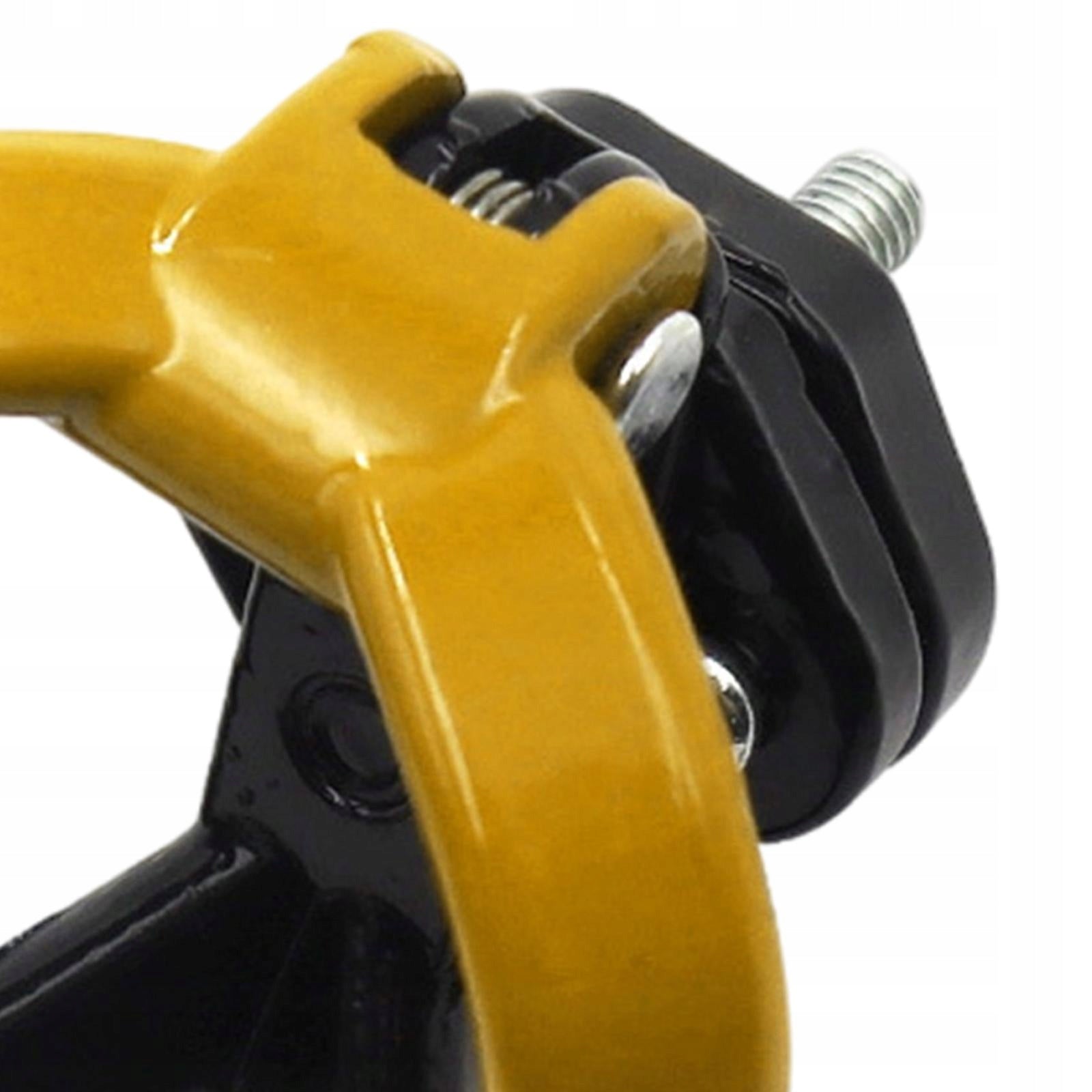Universal Motorcycle Hook Bifurcated Luggage Sturdy Replaces Helmet Yellow Manufacturer no brand