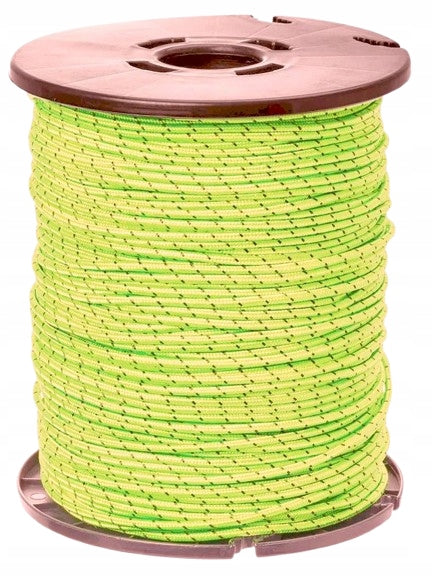 Universal Nylon Cable 3MM YELLOW Fluorescent Per Meter