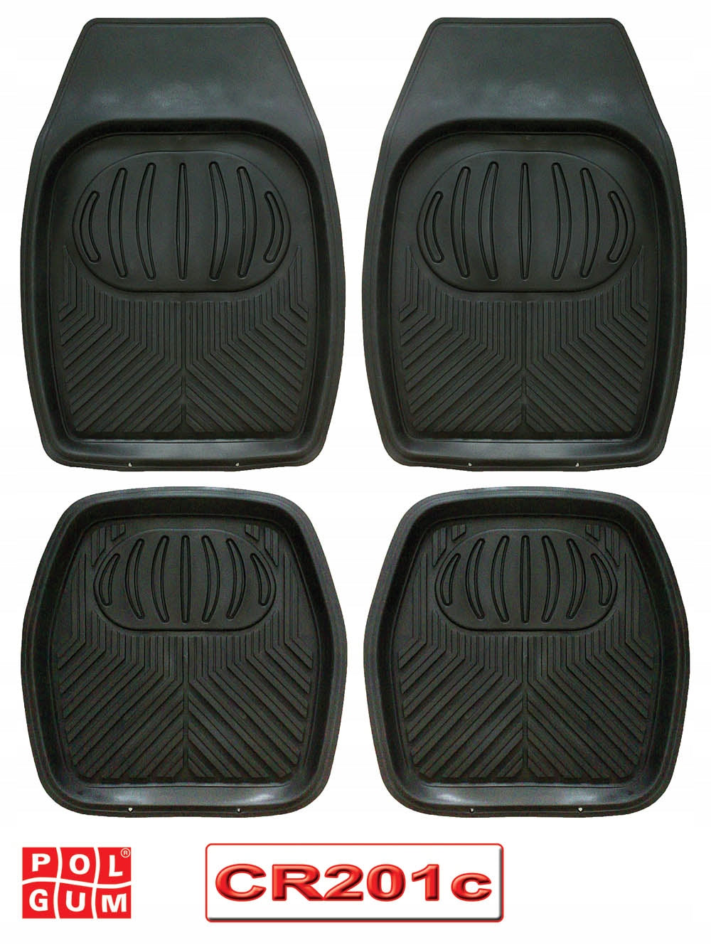 Universal PVC trough car mats CR201c Manufacturer Polgum