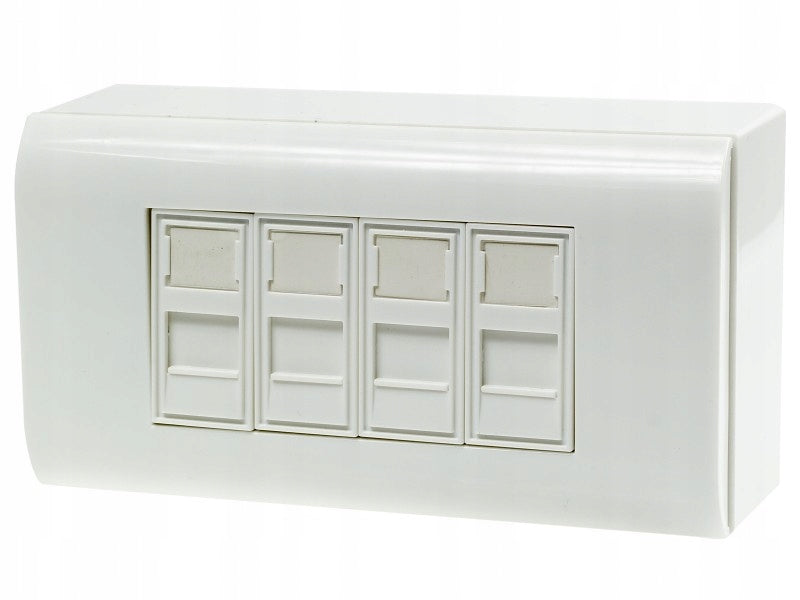 Universal Quadruple Can for Keystone Sockets