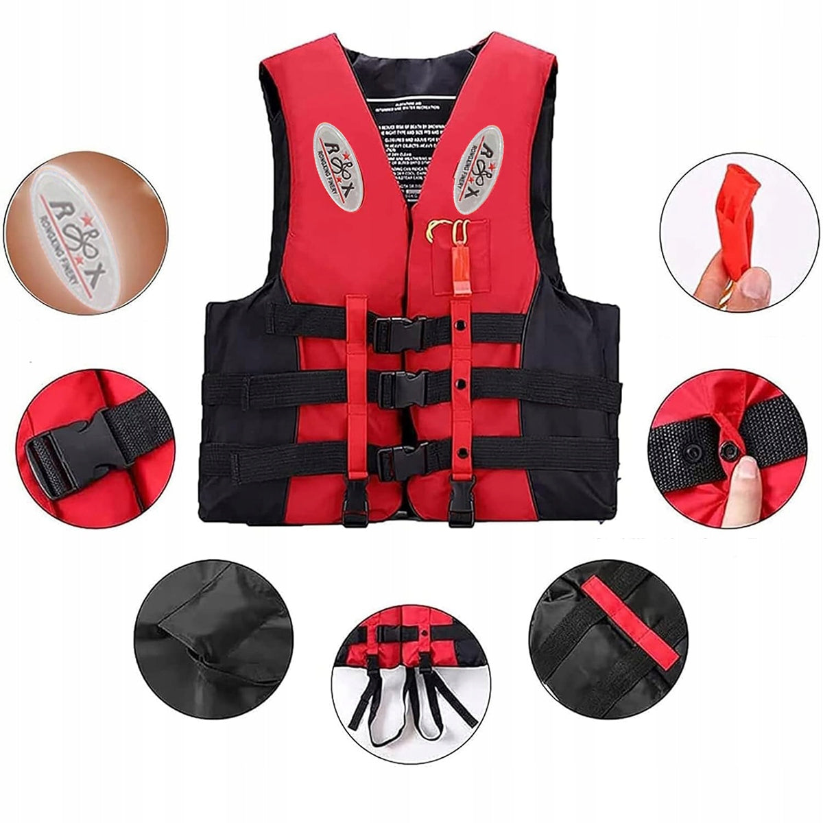 Universal Rescue Vest 140-170kg Best Quality With XXL Whistle Type rescue