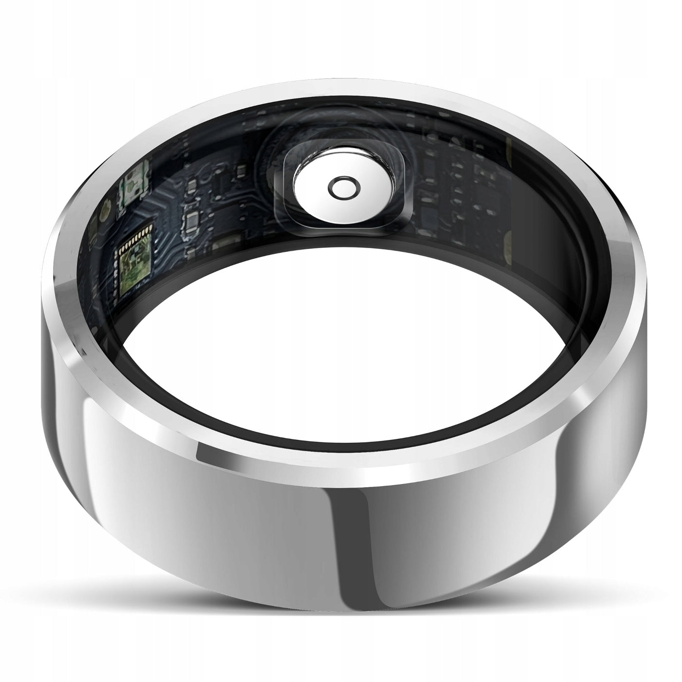 Universal Ring Smart Ring Silver R8 Wireless Steps Heart Rate Sport Packaging status original