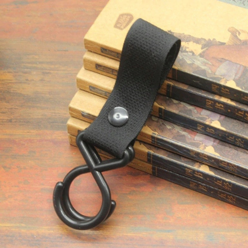 Universal Stroller Holder Sturdy Bag Hook Shopping Carabiner Packaging status original