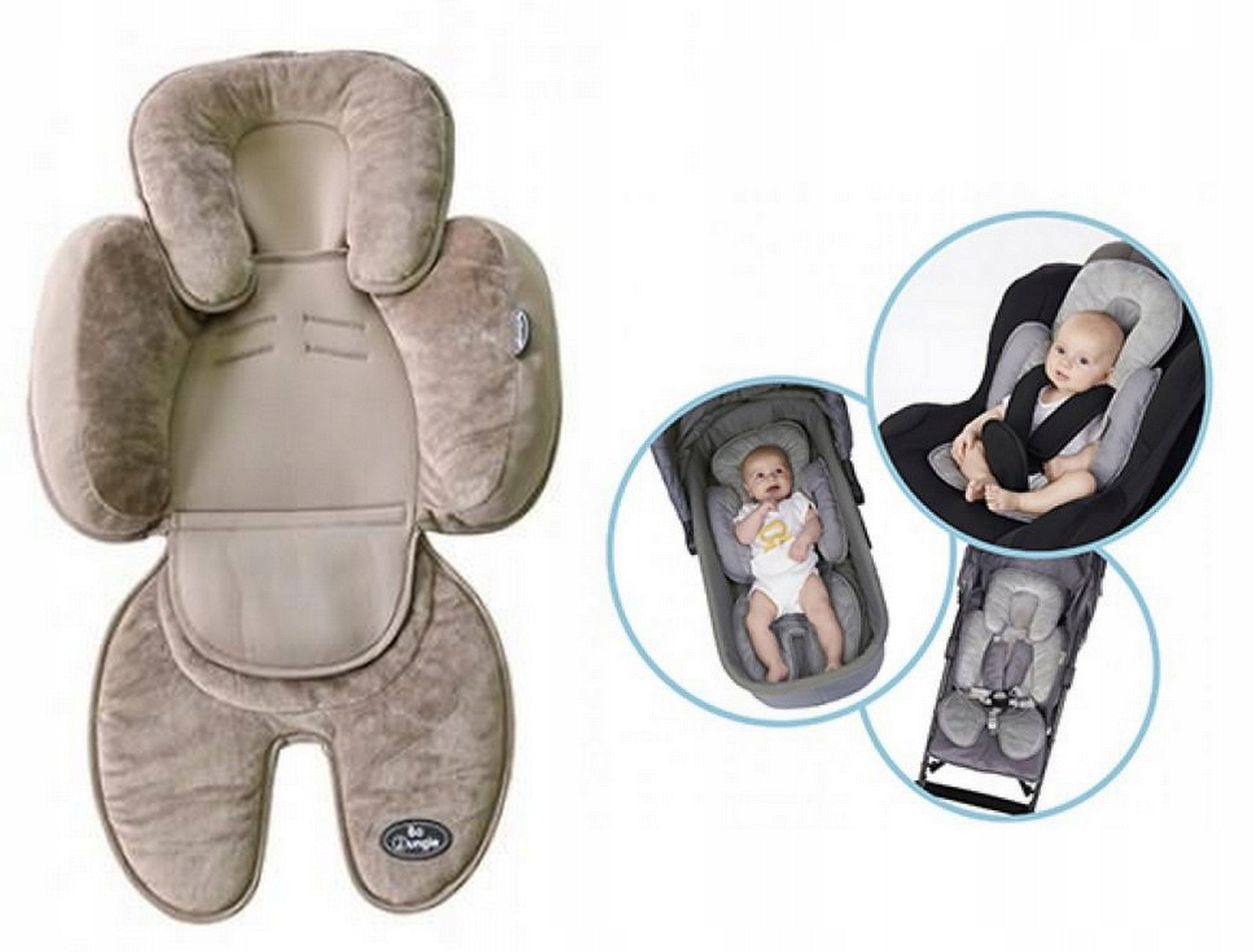 Universal Stroller Insert, Baby Pillow B-Snooze 3in1 BO JUNGLE Brand Bo Jungle