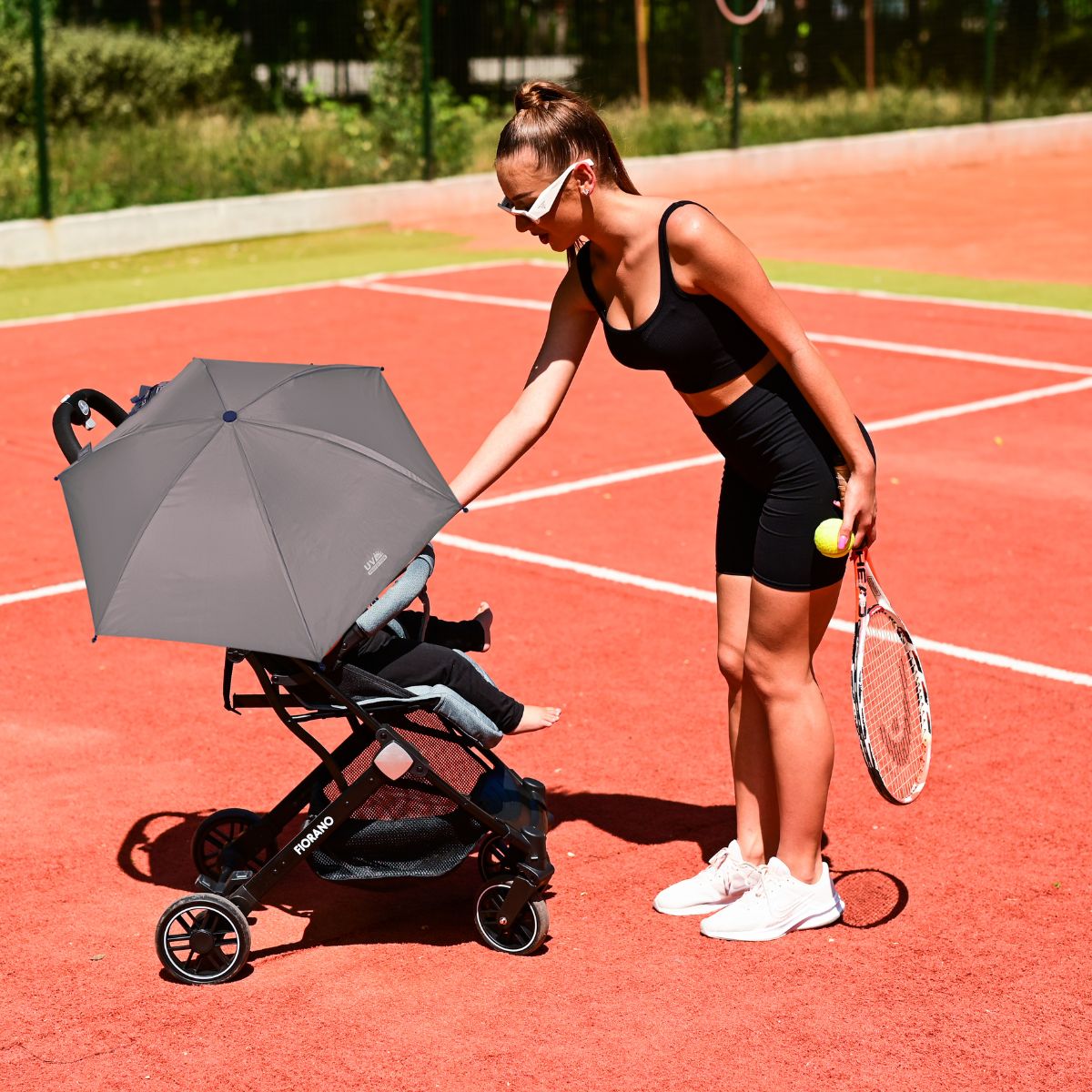 Universal Sun Umbrella For Stroller Grey UV Filter 50+ Manufacturer code 10030030001