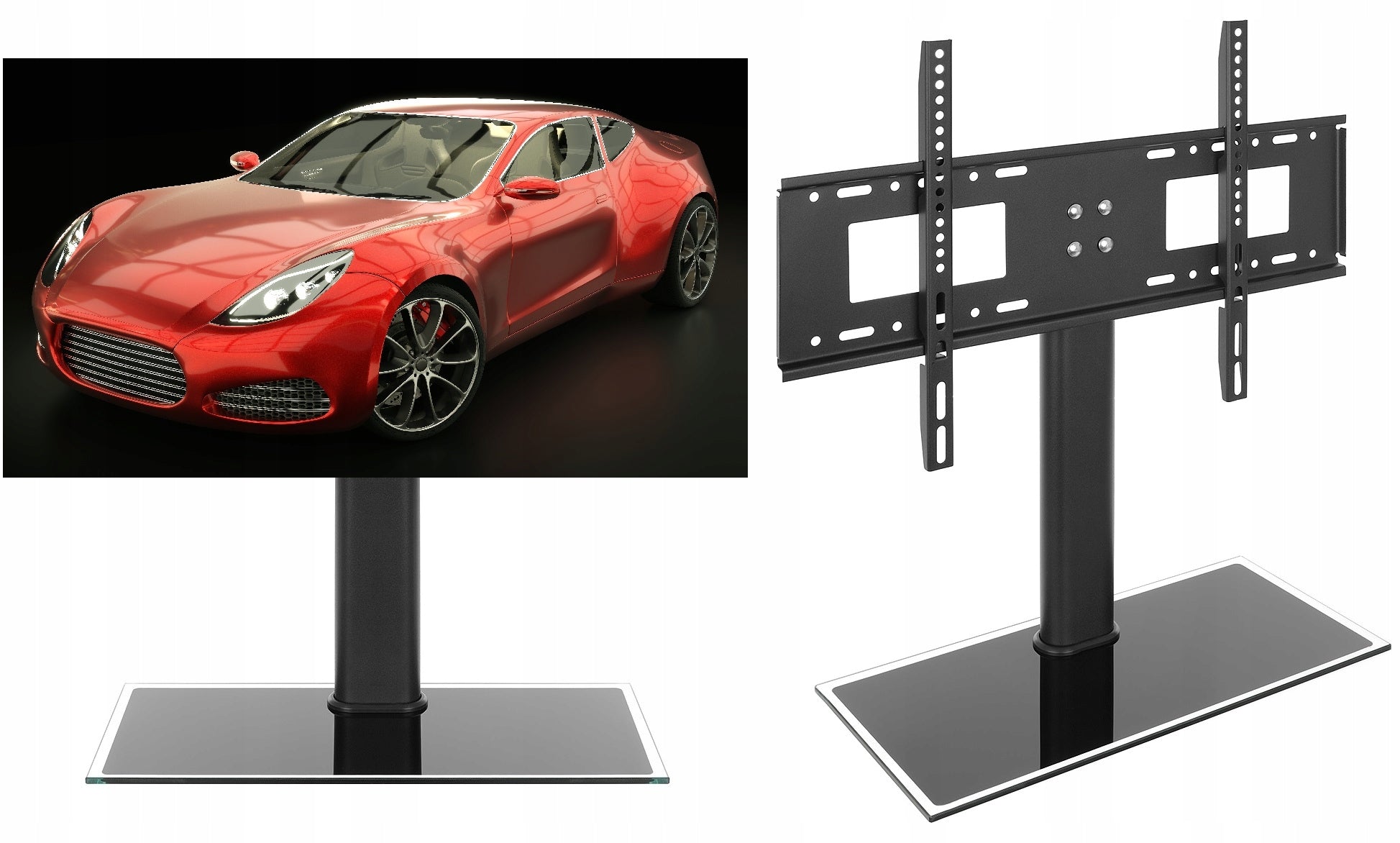 Universal TV Stand TV Base Foot 32-60 Rotating Adjustable Packaging status original