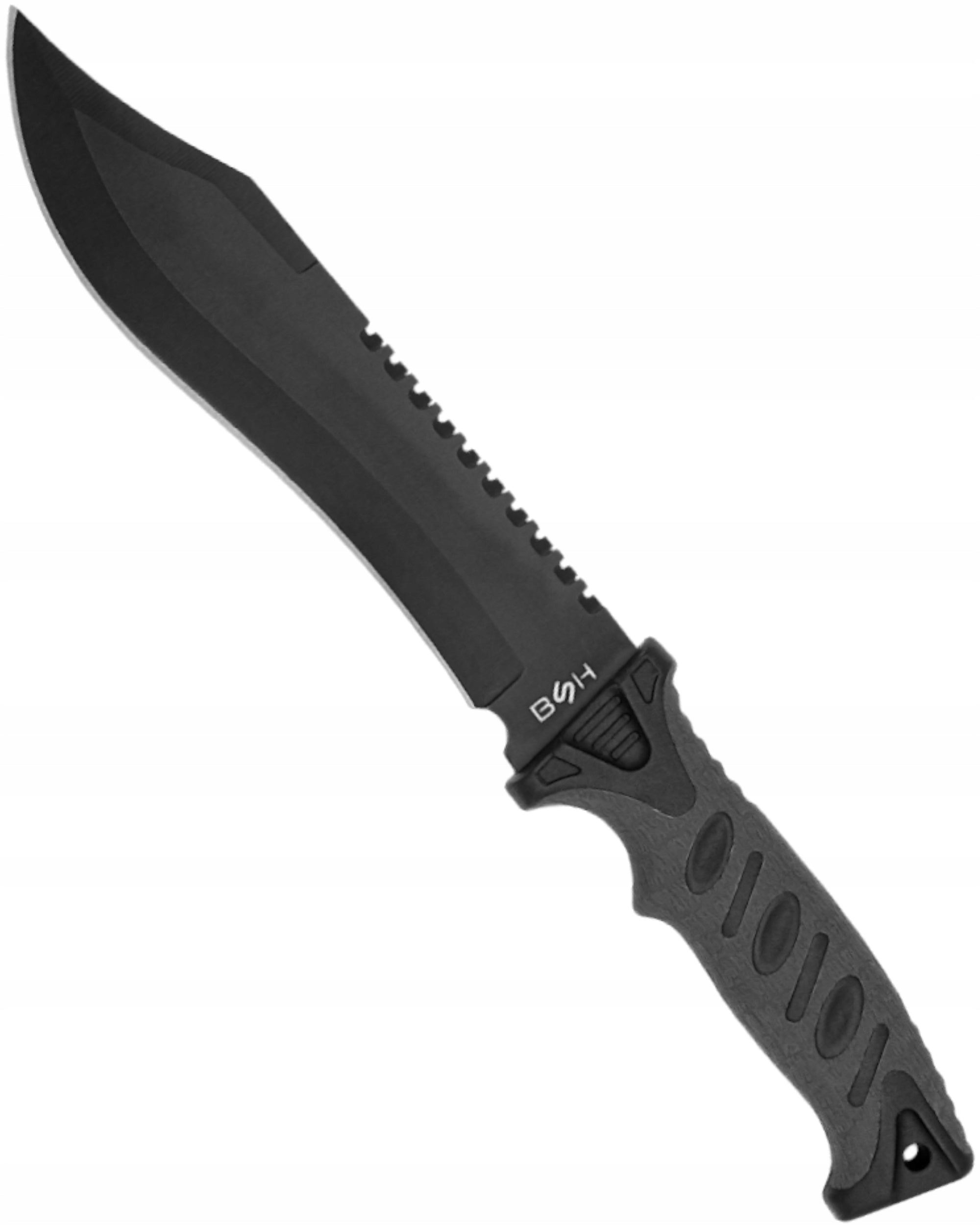 Universal Tactical Knife with Anti-Slip Saw Handle Military Dagger Brand BSH ADVENTURE