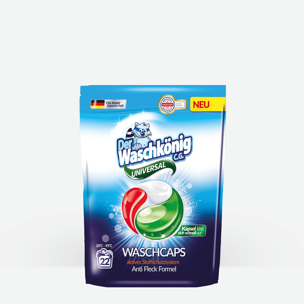 Universal Washing Capsules 22 PCS Waschkonig German Chemistry