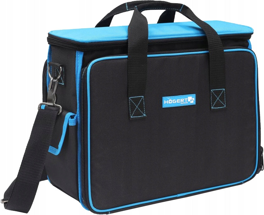Universal bag, 42x21x32 cm, 29 pockets, PE bottom, Hoegert Technik