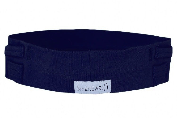 Universal band for speech / implant processors - navy blue -size.S Medical device no