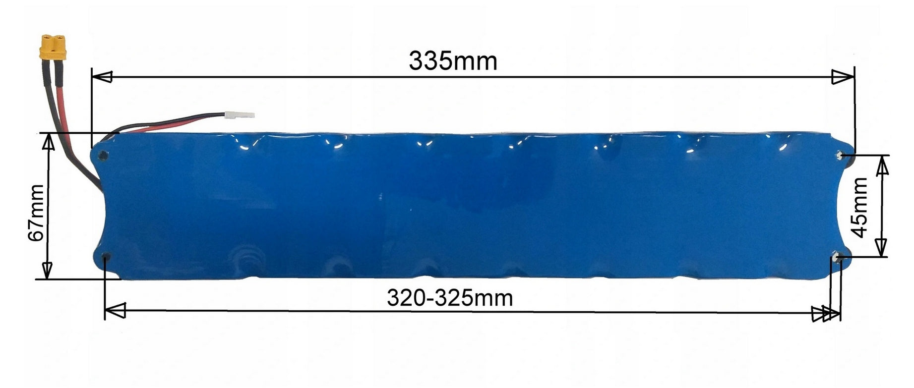 Universal battery for electric scooter 36V 8700mAh Brand AM Electronics
