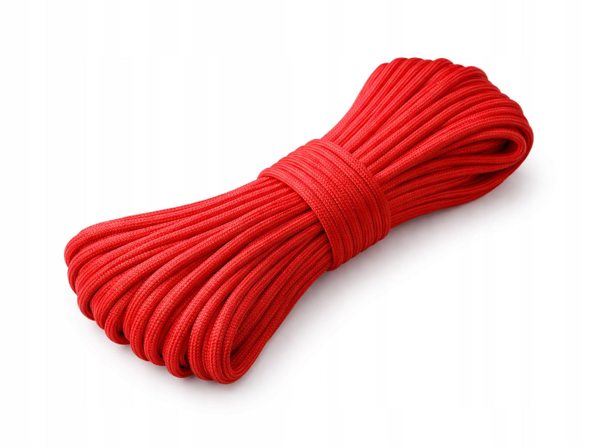 Universal cable Funis diameter 4mm length 15m - red - polypropylene
