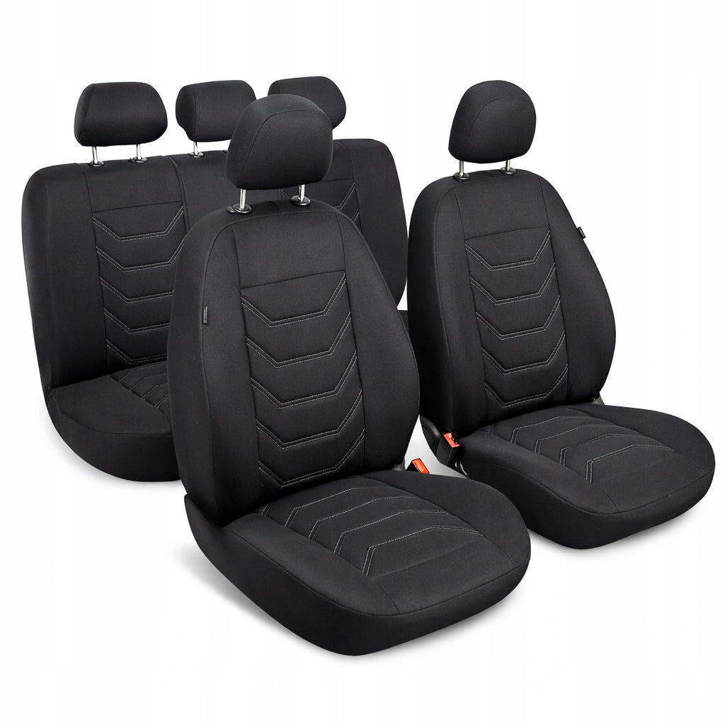 Universal car covers for front and rear seats Comfort set wht