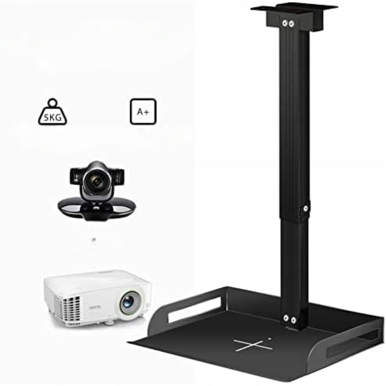 Universal ceiling mount TRAWOLF for projector adjustable 90-170 cm Manufacturer code UCHWYT SUFITOWY DO PROJEKTORA UNIWERSALNY