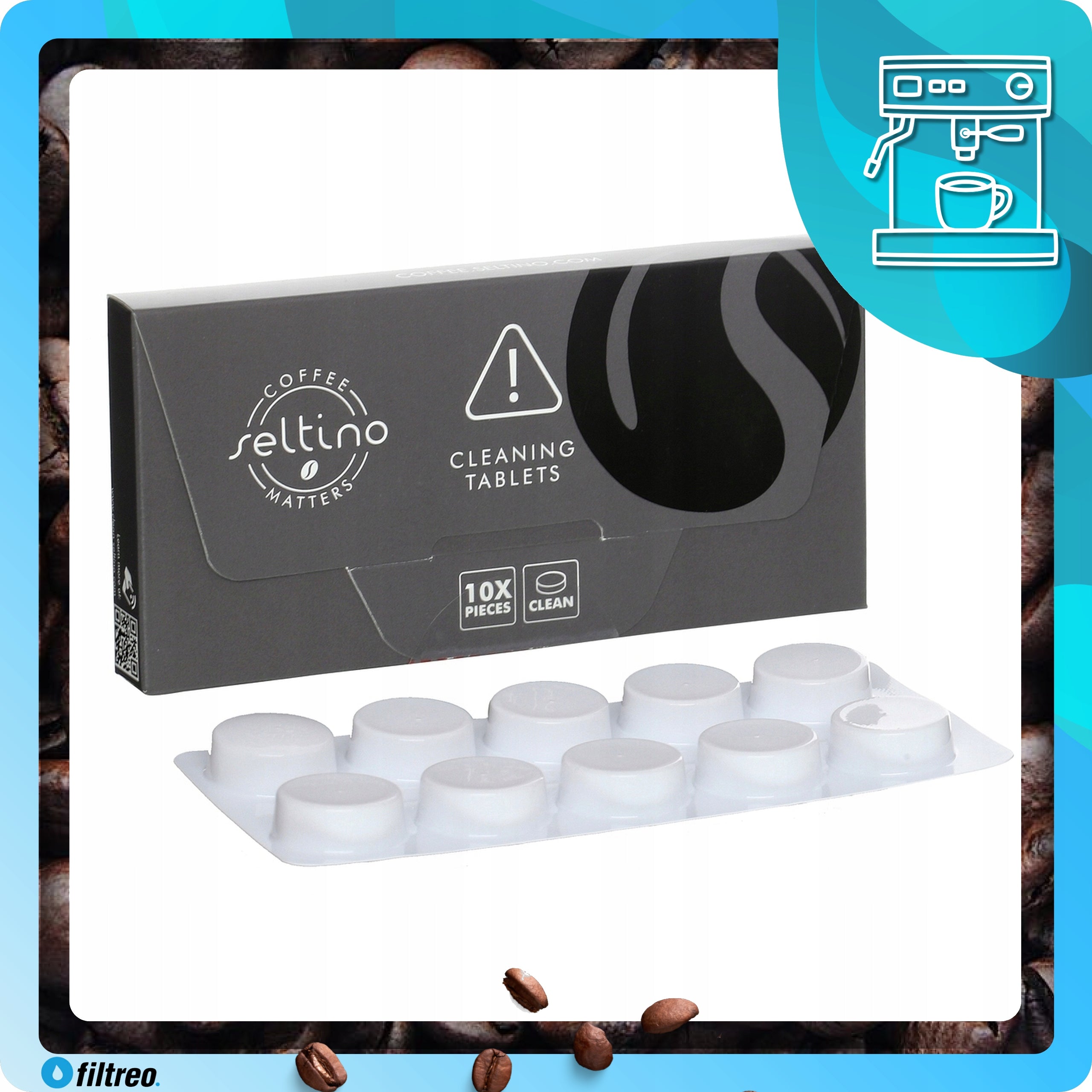 Universal cleaning tablets for seltino clean machine high quality Form tablets