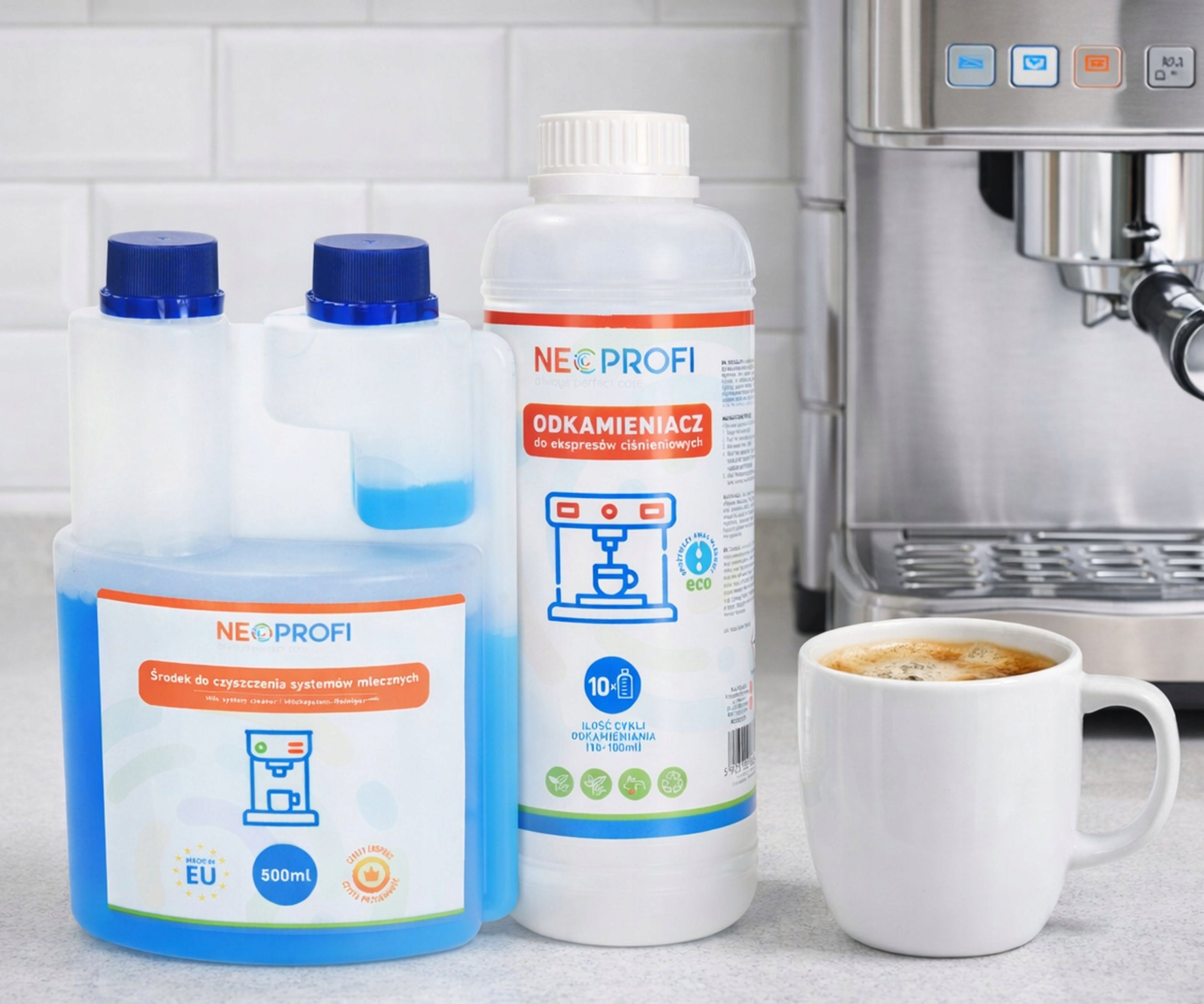 Universal coffee maker set cleaner and descaling agent Manufacturer code NEO002740