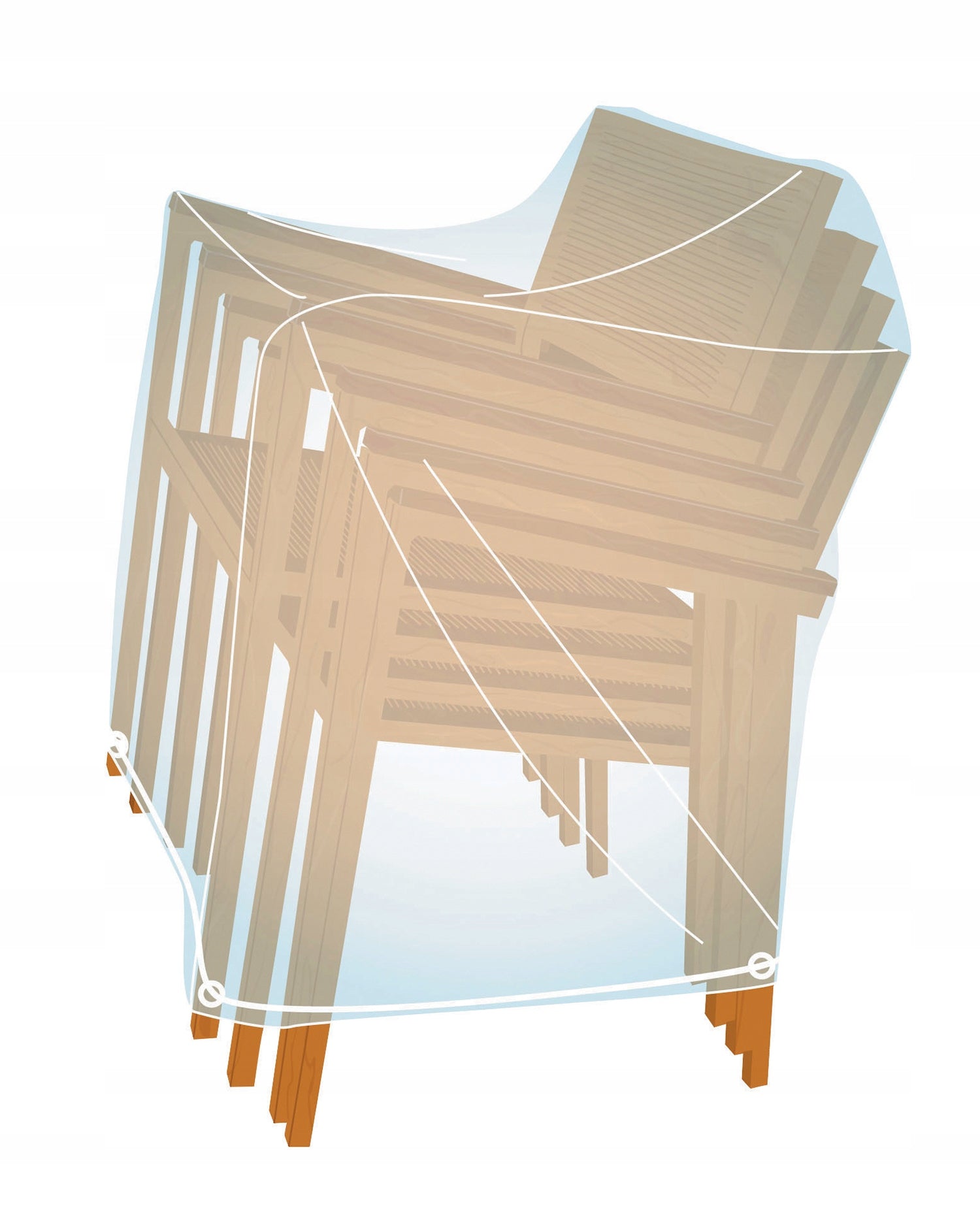 Universal cover for garden chairs Campingaz