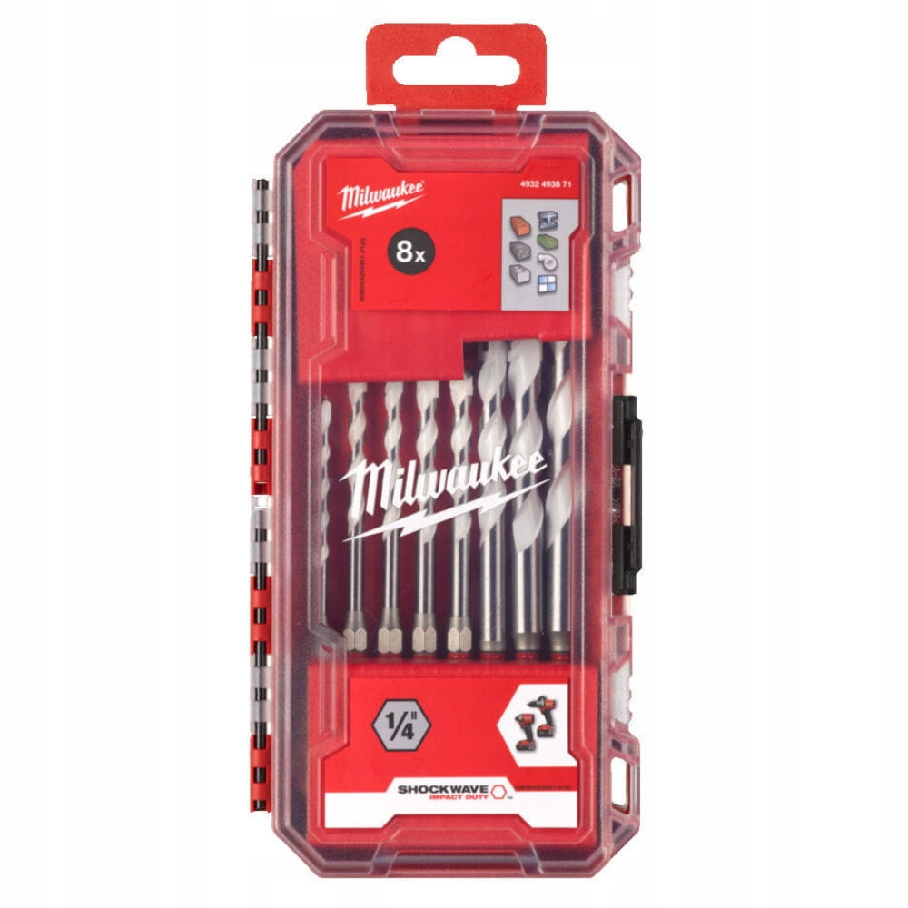 Universal drill bits set of 8 pcs Milwaukee 4932493871 Manufacturer code 4932471112