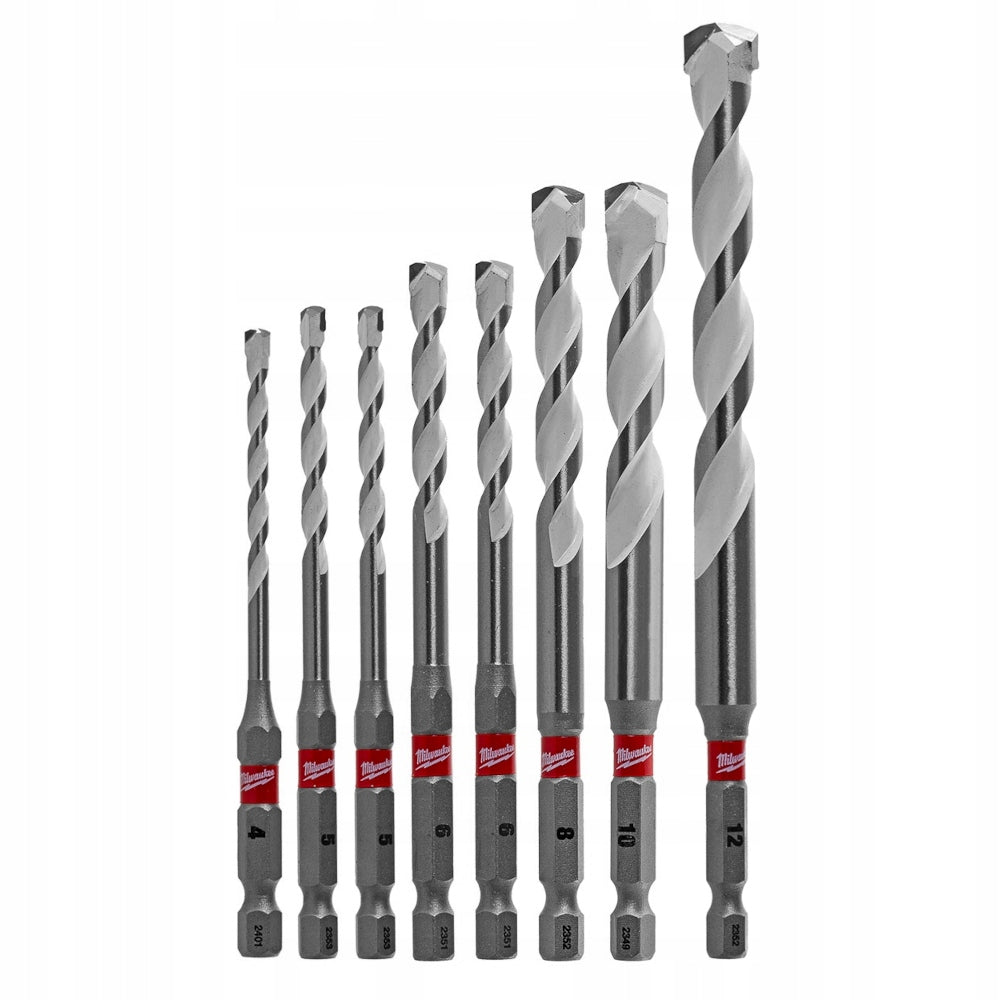 Universal drill bits set of 8 pcs Milwaukee 4932493871 Packaging status original