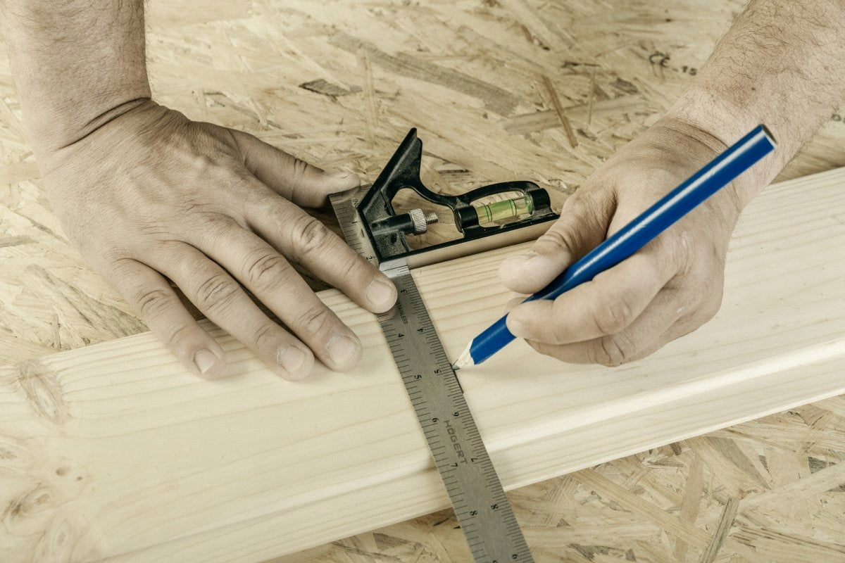 Universal joinery angle with level 300mm, Hoegert Technik Manufacturer code HT4M217