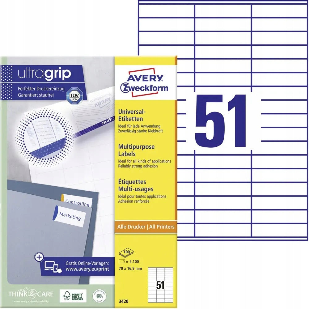 Universal label Avery-Zweckform 3420