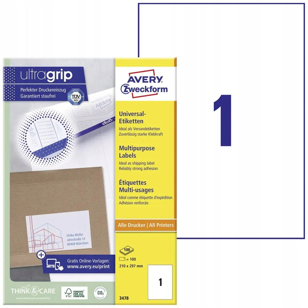 Universal label Avery-Zweckform 3478