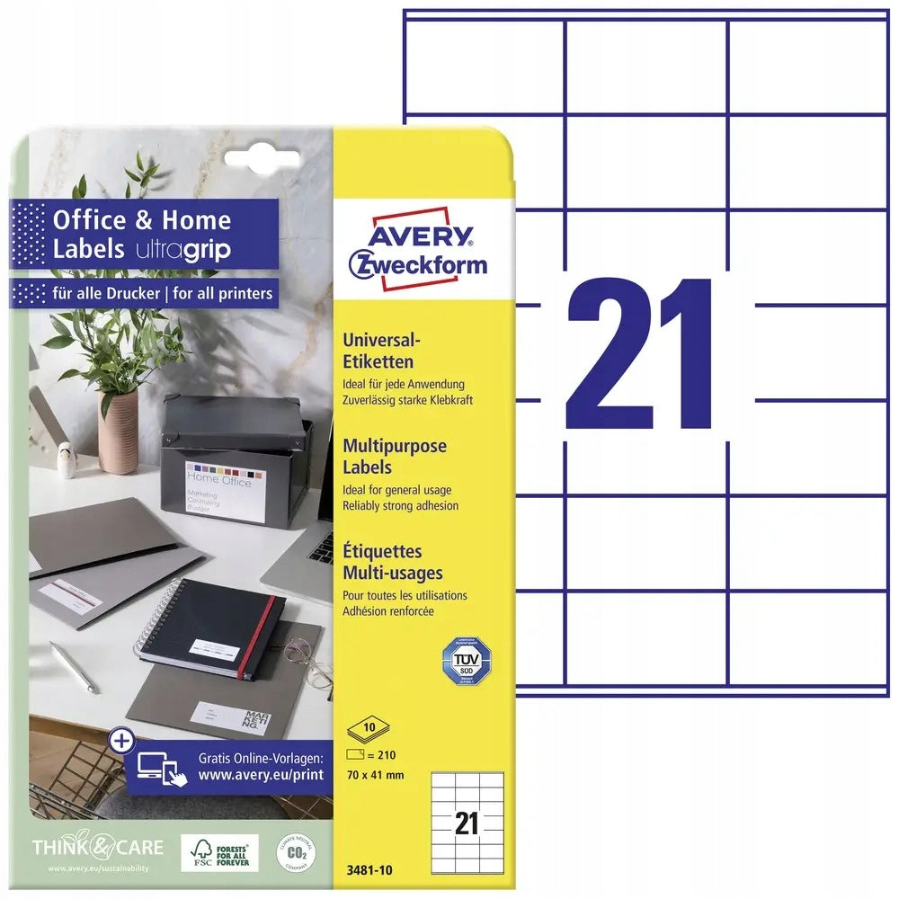 Universal label Avery-Zweckform 3481-10