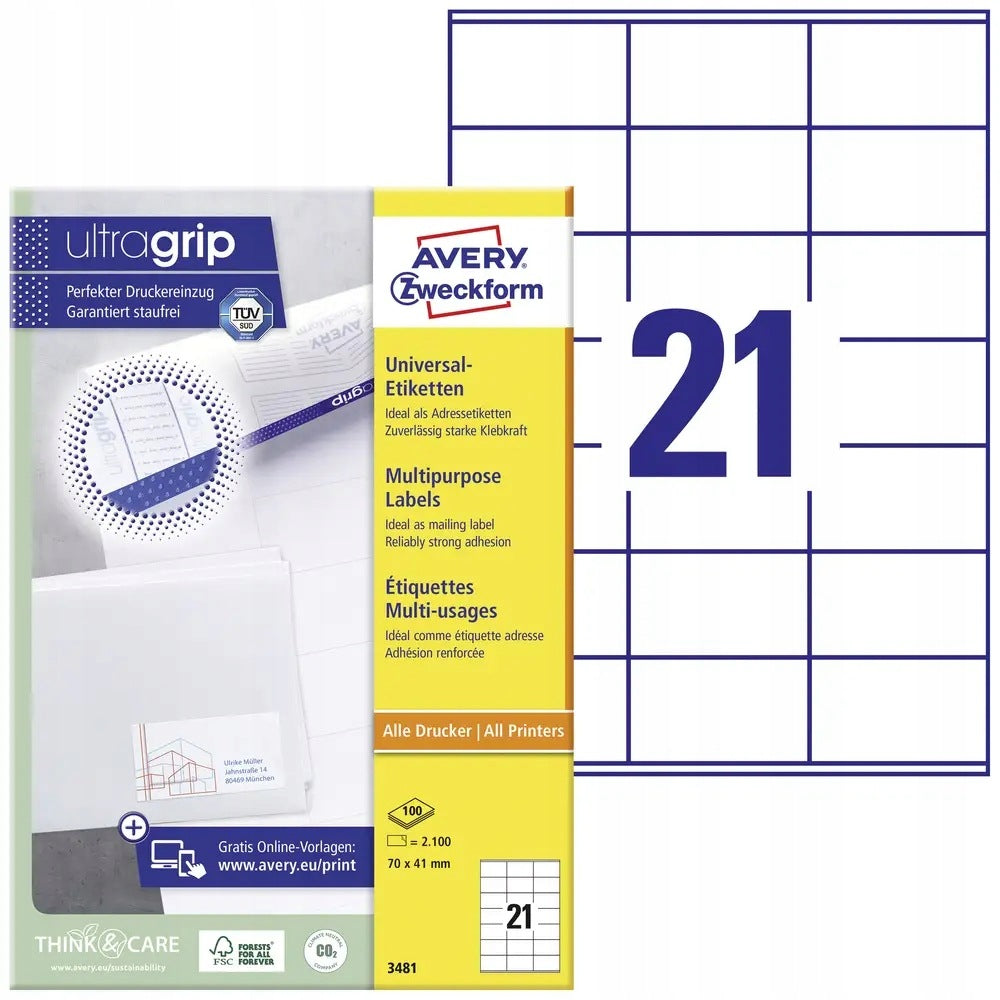 Universal label Avery-Zweckform 3481