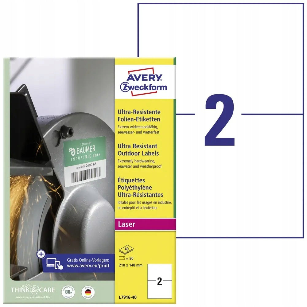 Universal label Avery-Zweckform L7916-40