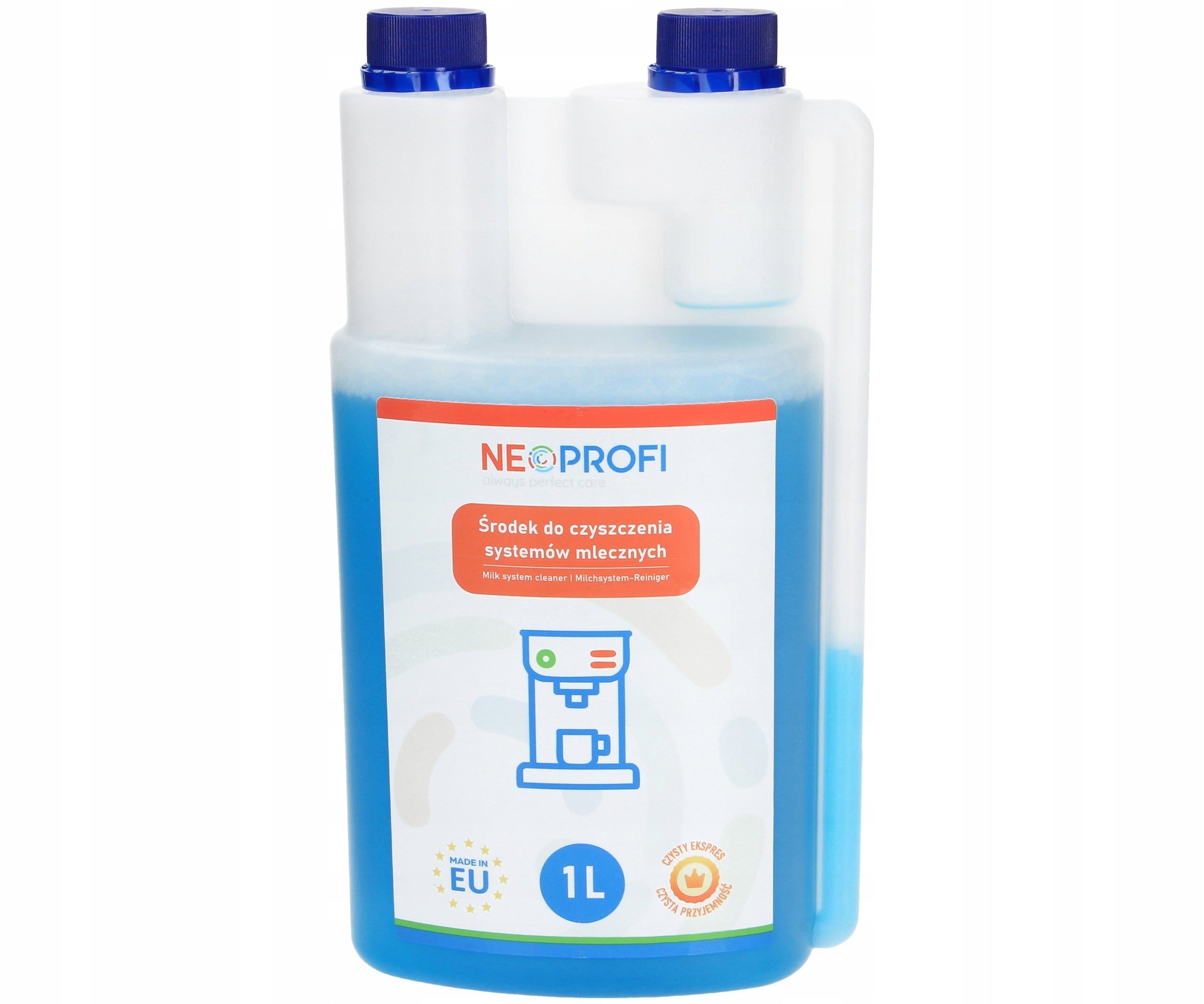 Universal liquid 1000ml for cleaning milk frother machine NEOPROFI Brand NeoProfi