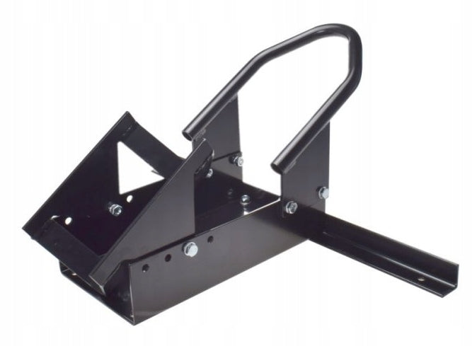 Universal motorcycle transport stand with cradle