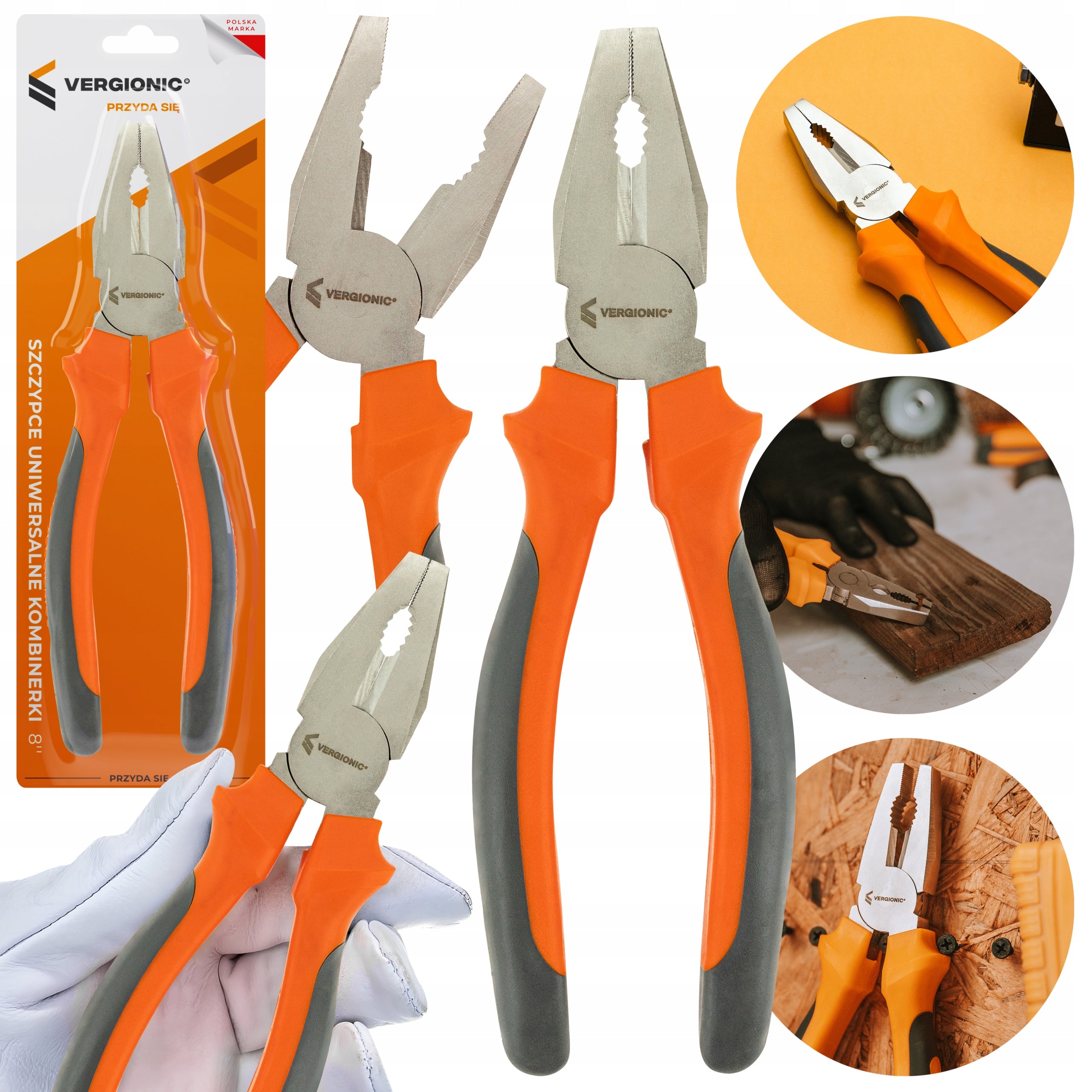 Universal pliers 8'' VERGIONIC