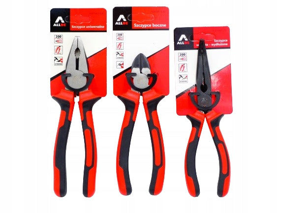 Universal pliers side cutters 200 mm. set of 3 Manufacturer code A201SA200x3