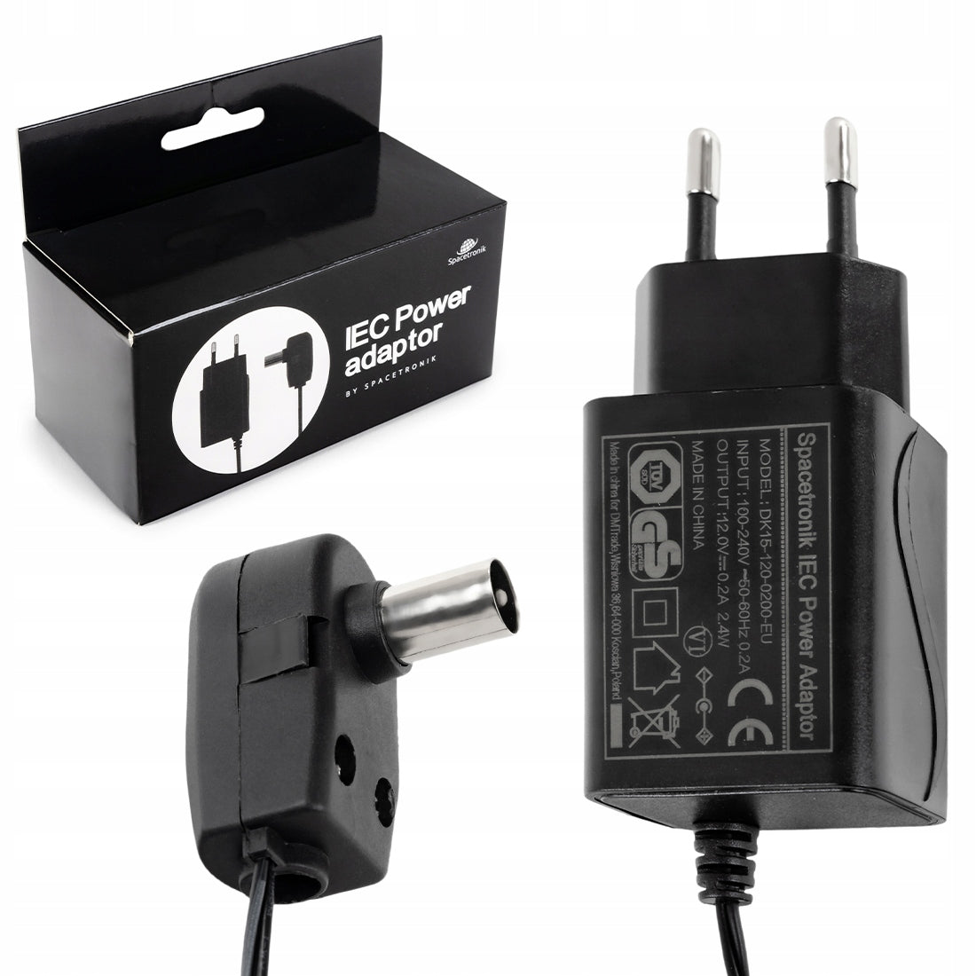 Universal power supply for 12V flat TV antenna