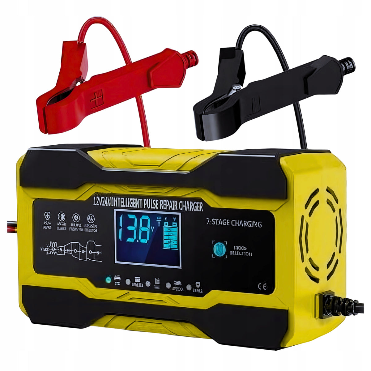 Universal rectifier 12/24V 5/10A LCD automatic AGM StartStop motorcycle