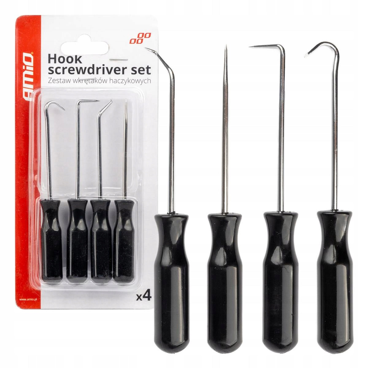 Universal set of picks and hooks 4pcs. AMIO