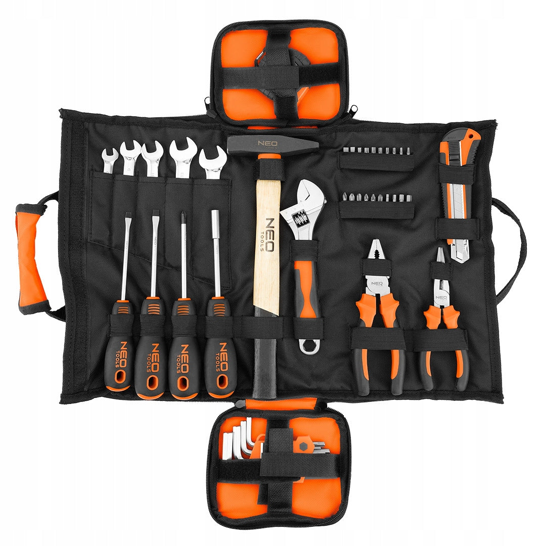 Universal set of tools 44 pcs keys bits soft bag NEO Customs tariff code 82060000