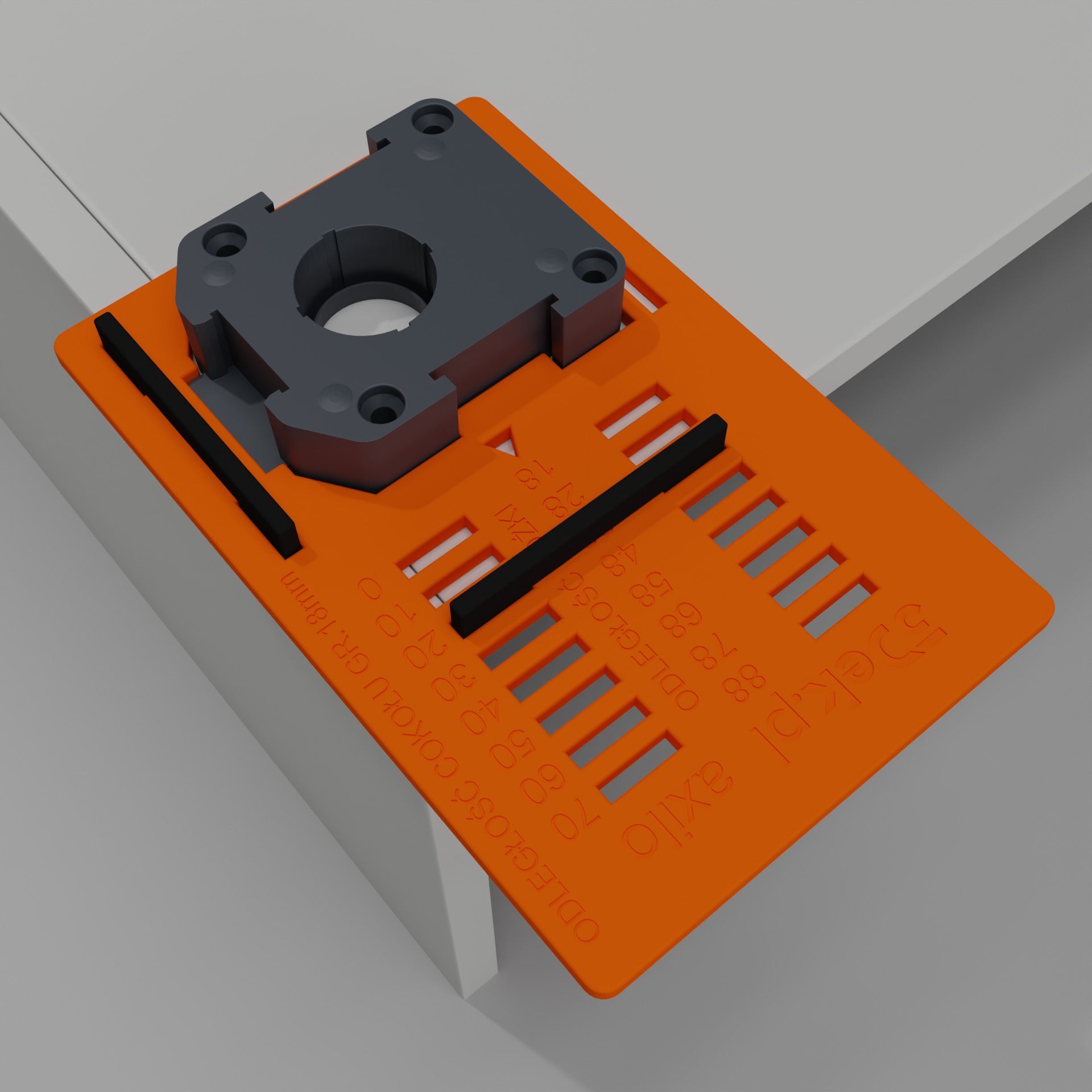 Universal template for mounting legs hafele axilo furniture to size EAN (GTIN) 5908453131430